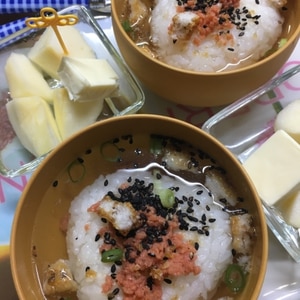 焼きおにぎり茶漬け。